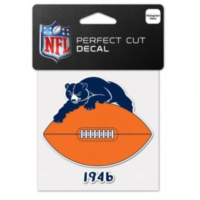 Chicago Bears Established 4" x 4" Perfect Cut Color Decal