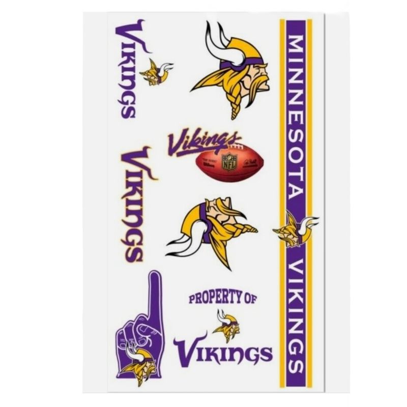 Minnesota Vikings Face-Cals Sheet