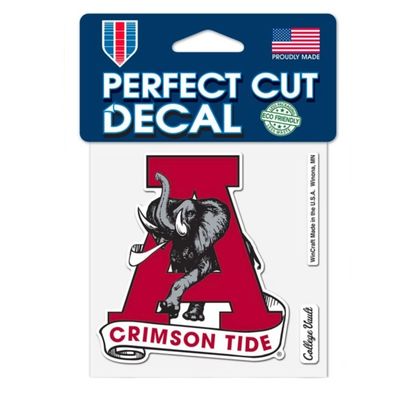 Alabama Crimson Tide 4" x 4" Perfect Cut Color Decal