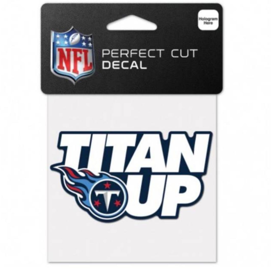 Tennessee Titans 4" x 4" Perfect Cut Color Decal