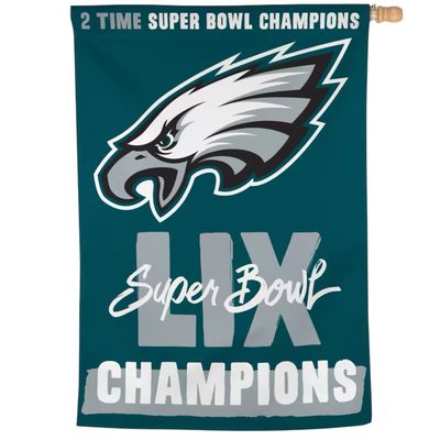 Philadelphia Eagles  2024 LIX Super Bowl Champions 28" x 40" Vertical Flag