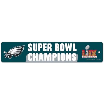 Philadelphia Eagles 2024 Super Bowl LIX Champions 3.75" x 19" Street Sign