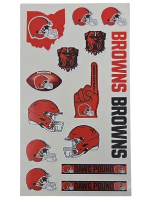 Cleveland Browns Face-Cals Sheet