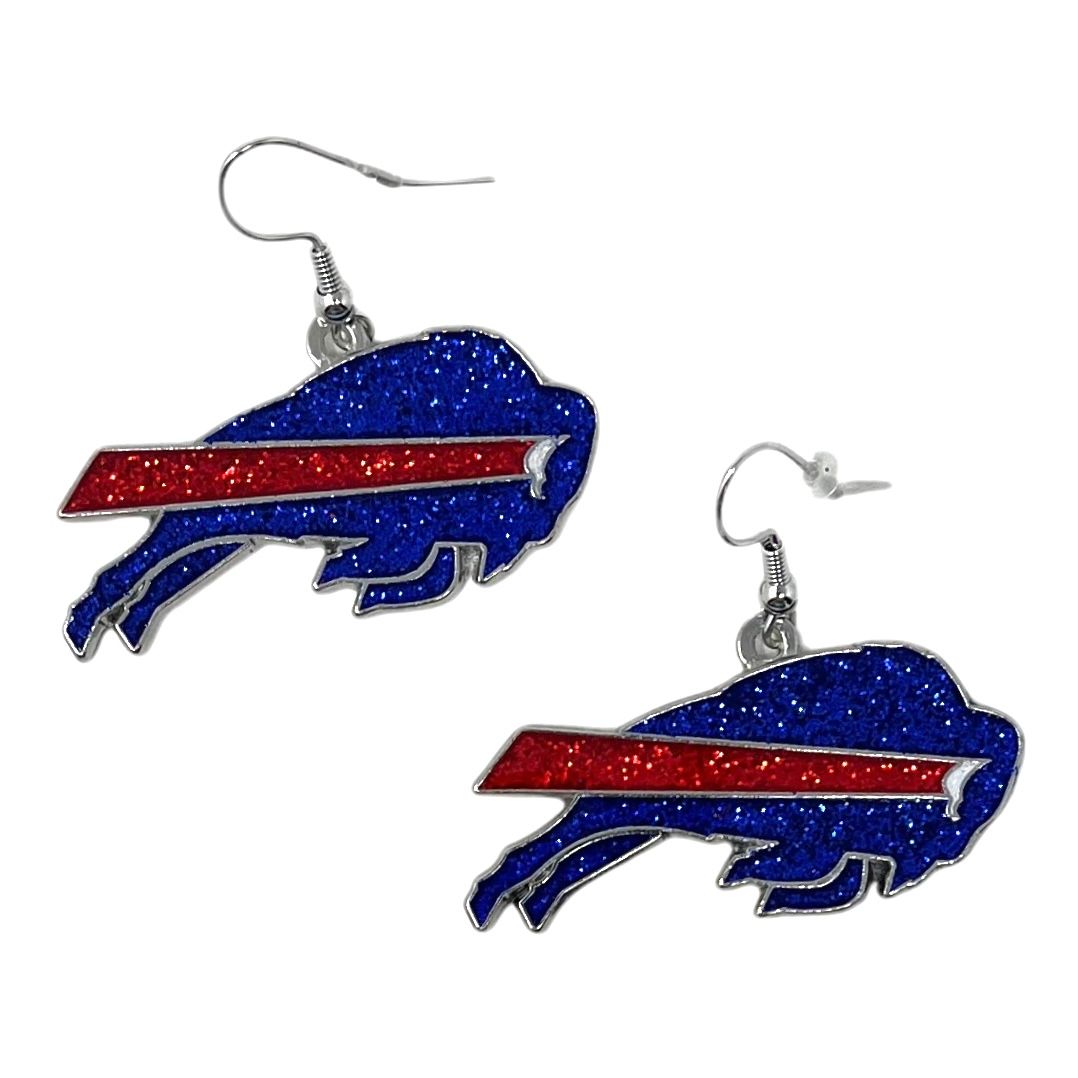 Buffalo Bills Glitter Dazzle Earrings