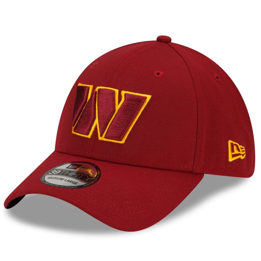 Washington Commanders Men's New Era NFL 39Thirty Stretch Fit Hat