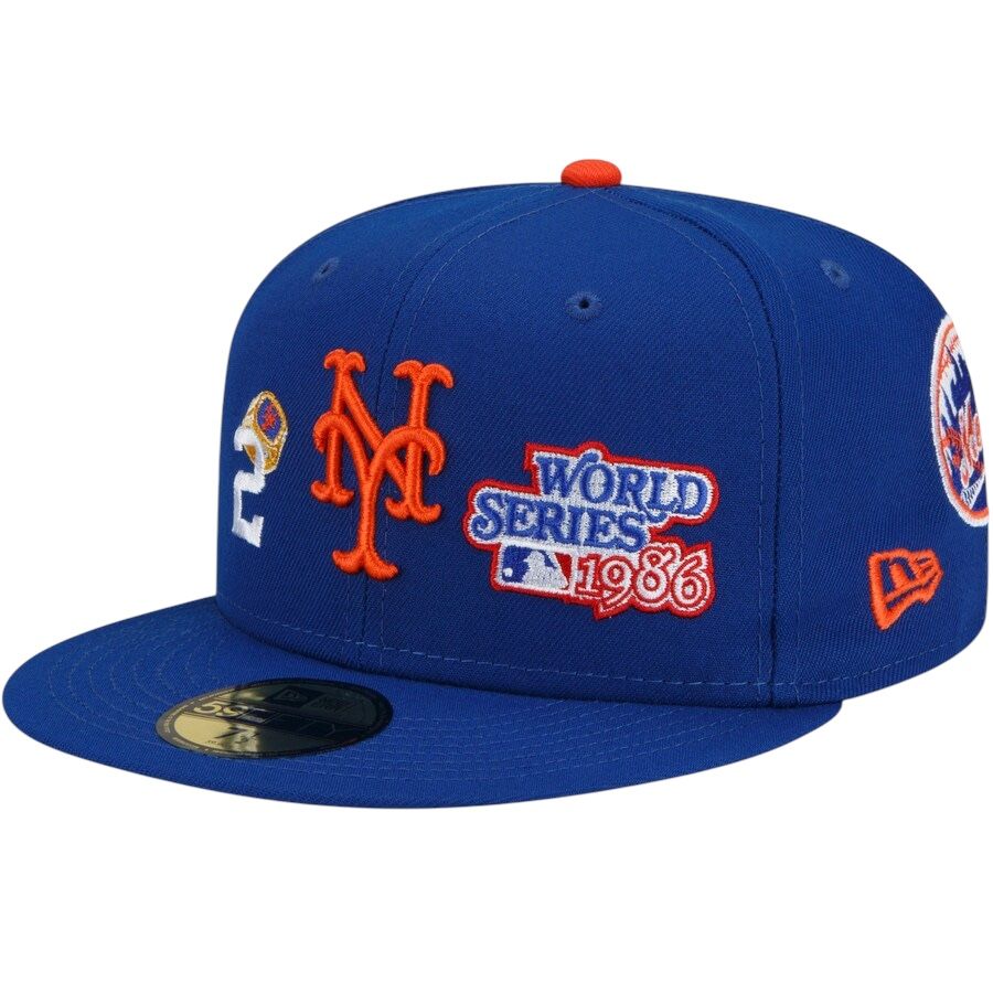 New York Mets Men’s New Era 2-Time World Series Champions 59Fifty Fitted Hat