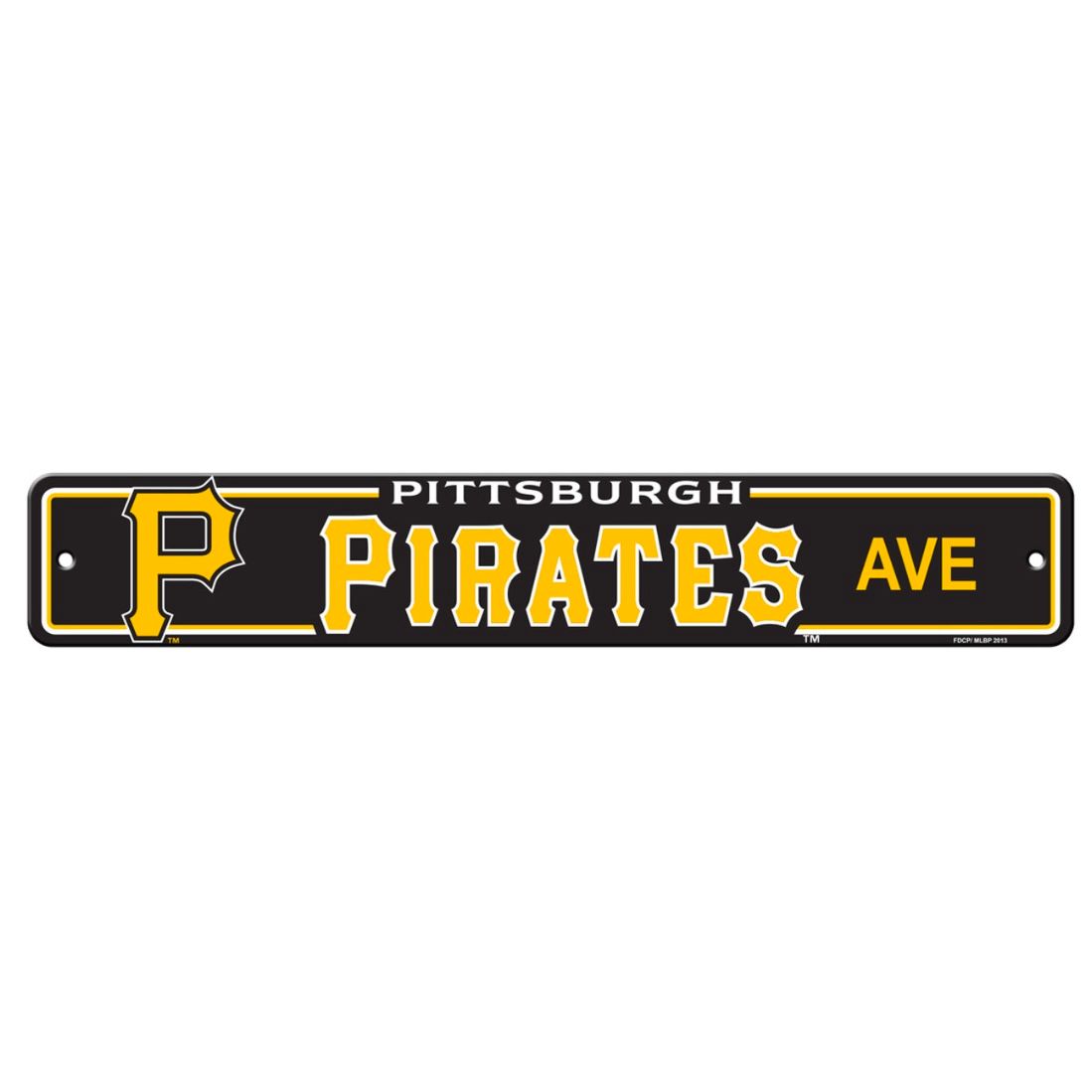 Pittsburgh Pirates Avenue 4" x 24" Team Street Sign