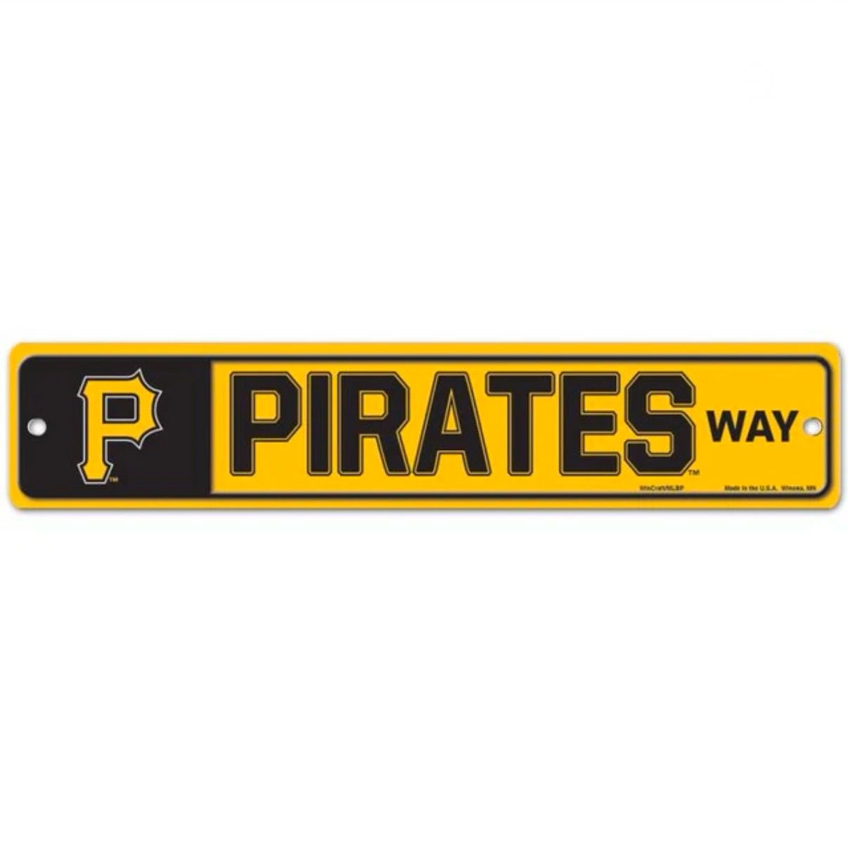 Pittsburgh Pirates Way 3.75" x 19" Team Street Sign