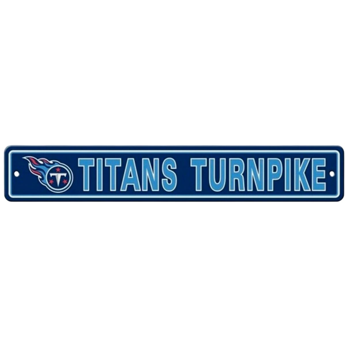 Tennessee Titans Turnpike 4" x 24" Team Street Sign