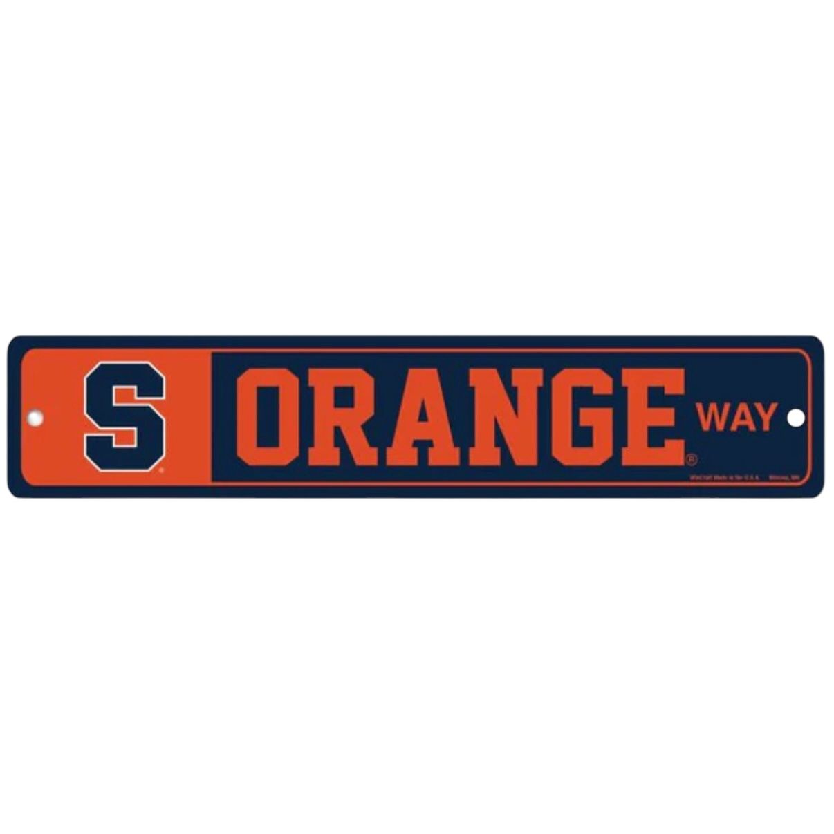 Syracuse Orange Way 3.75" x 19" Team Street Sign