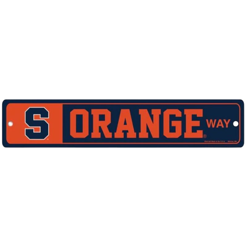 Syracuse Orange Way 3.75" x 19" Team Street Sign