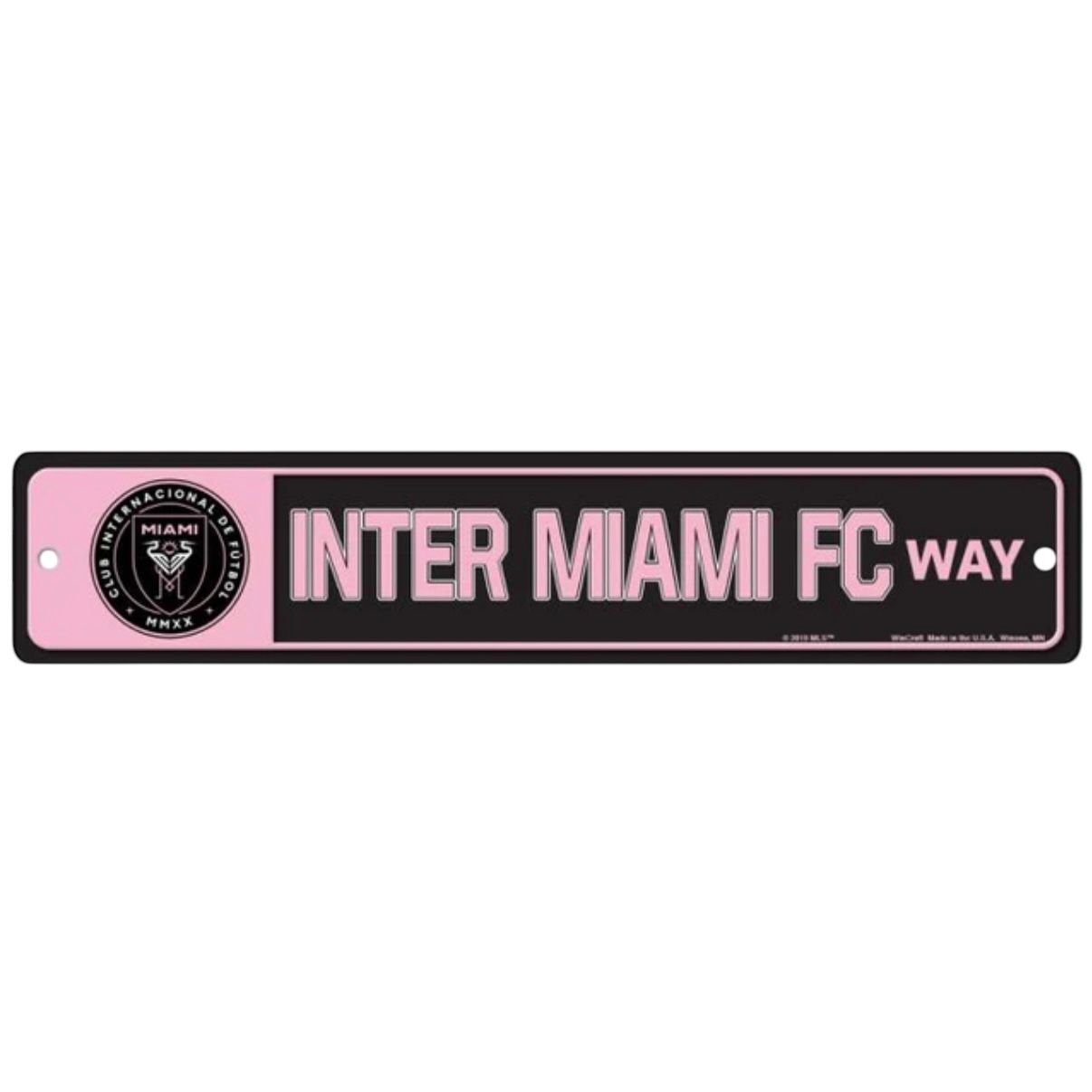 Inter Miami CF 3.75" x 19" Team Street Sign