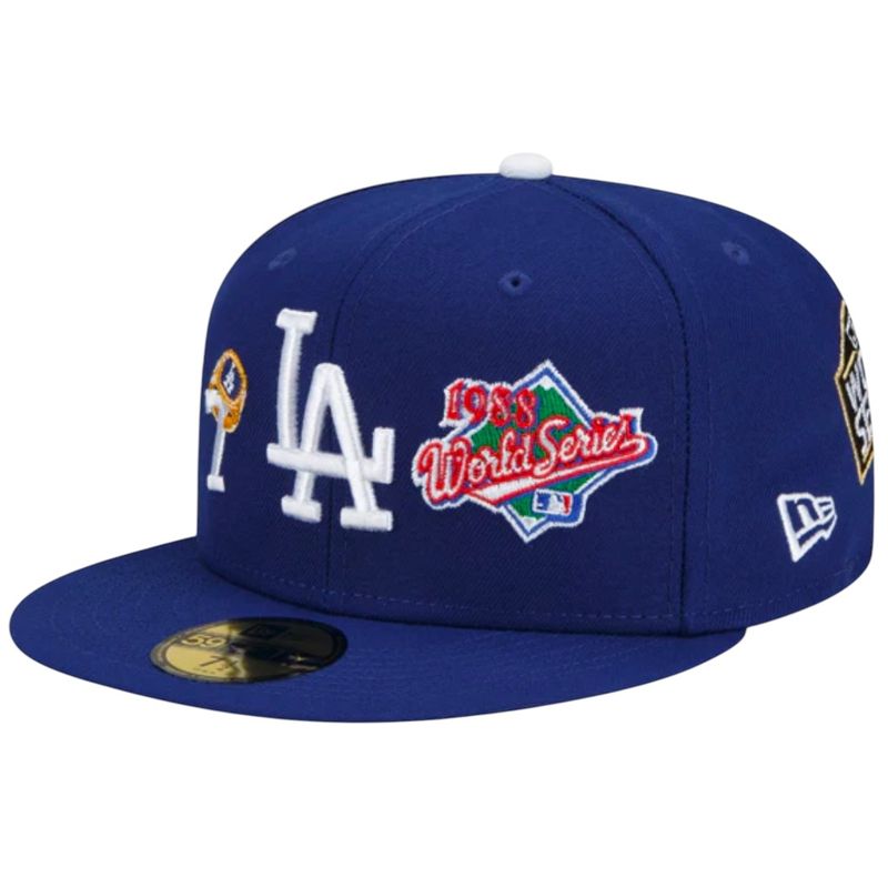 Los Angeles Dodgers Men’s New Era World Series 1988 7-Time Patch 59Fifty Fitted Hat