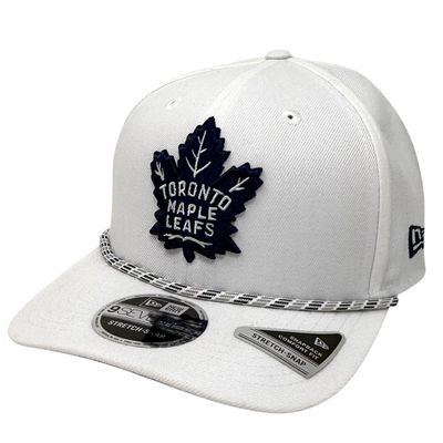 Toronto Maple Leafs Men's White New Era Multi-Rope 9SEVENTY Stretch-Snap Hat
