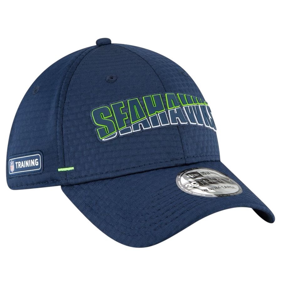 Seattle Seahawks Men’s New Era 39Thirty Flex Fit Summer Sideline Training Hat