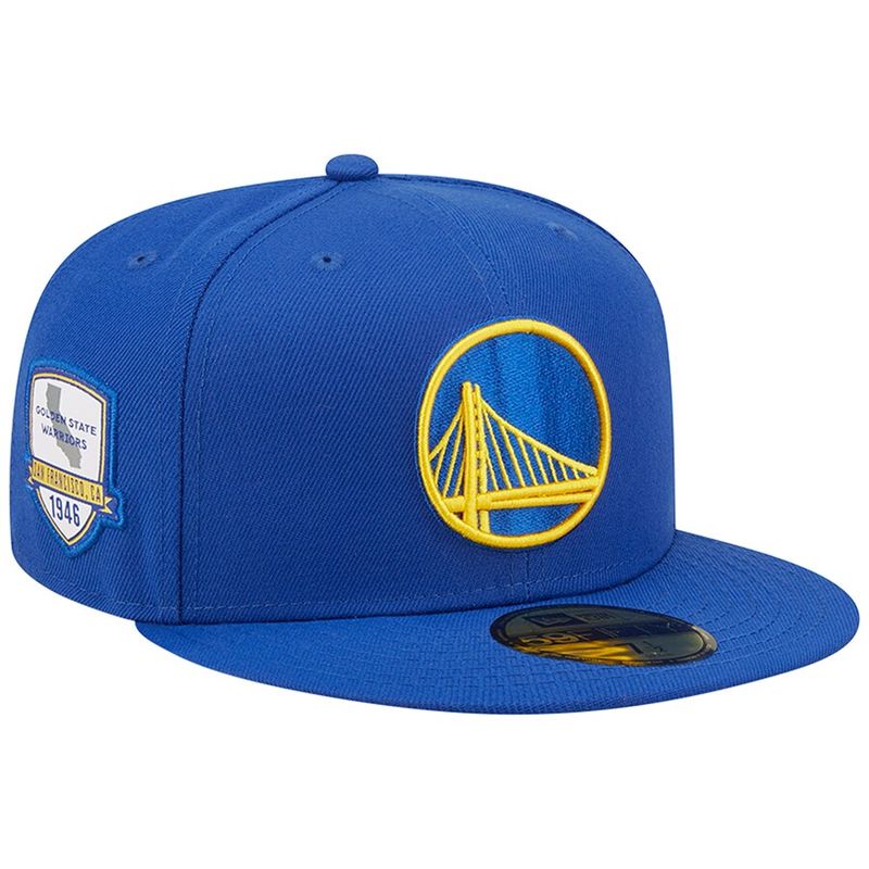 Golden State Warriors Men's City Side New Era 59Fifty Fitted Hat Golden State Warriors Men's City Side New Era 59Fifty Fitted Hat
