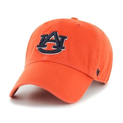 Auburn Tigers Men’s Orange 47 Brand Clean Up Adjustable Hat