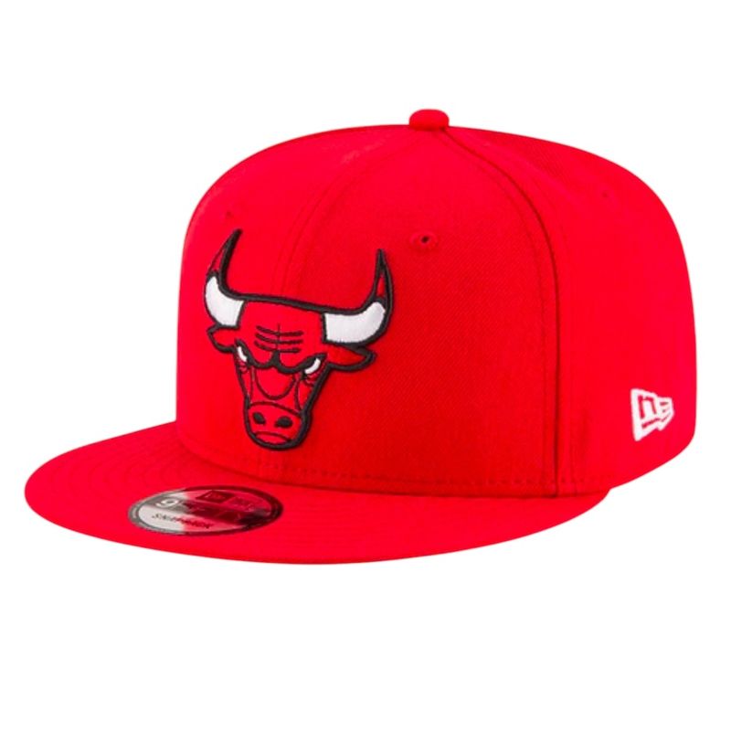 Chicago Bulls Men's Red Basic New Era 9Fifty Snapback Hat