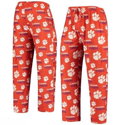Clemson Tigers Men's Concepts Sport Zest Pajama Pants