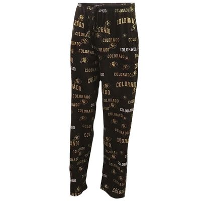 Colorado Buffaloes Men's Black Fairway Pajama Pants