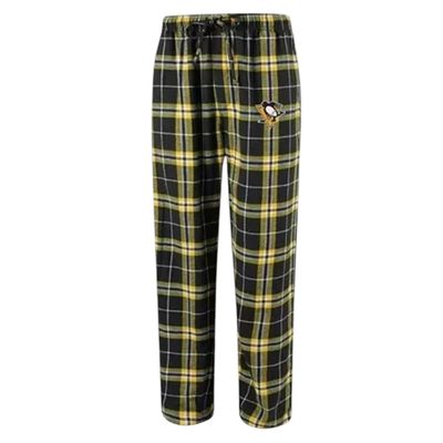 Pittsburgh Penguins Men's Concepts Sport Huddle Flannel Pajama Pants