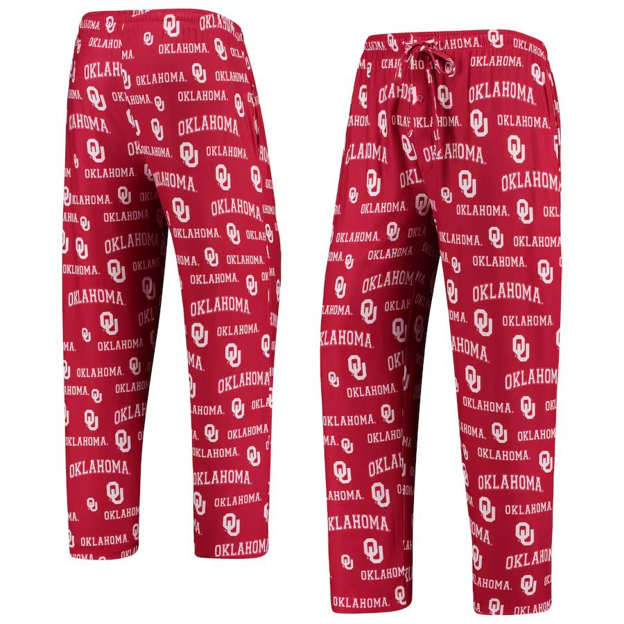 Oklahoma Sooners Men's Concepts Sport Fairway Pajama Pants