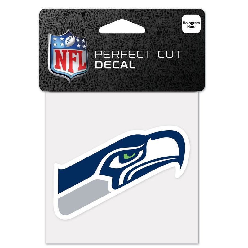 Seattle Seahawks 4" x 4" Perfect Cut Color Decal