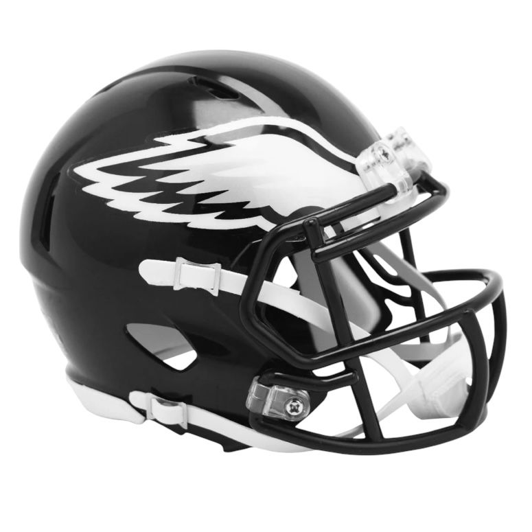 Philadelphia Eagles Riddell 2022 Black Alternate Speed Mini Helmet