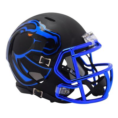 Boise State Broncos 2024 Black Matte Riddell Speed Mini Helmet
