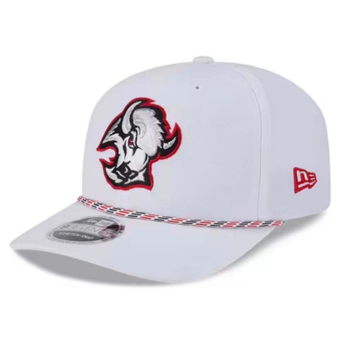 Buffalo Sabres Men's White Multi Rope New Era 9Seventy Stretch-Snap Hat