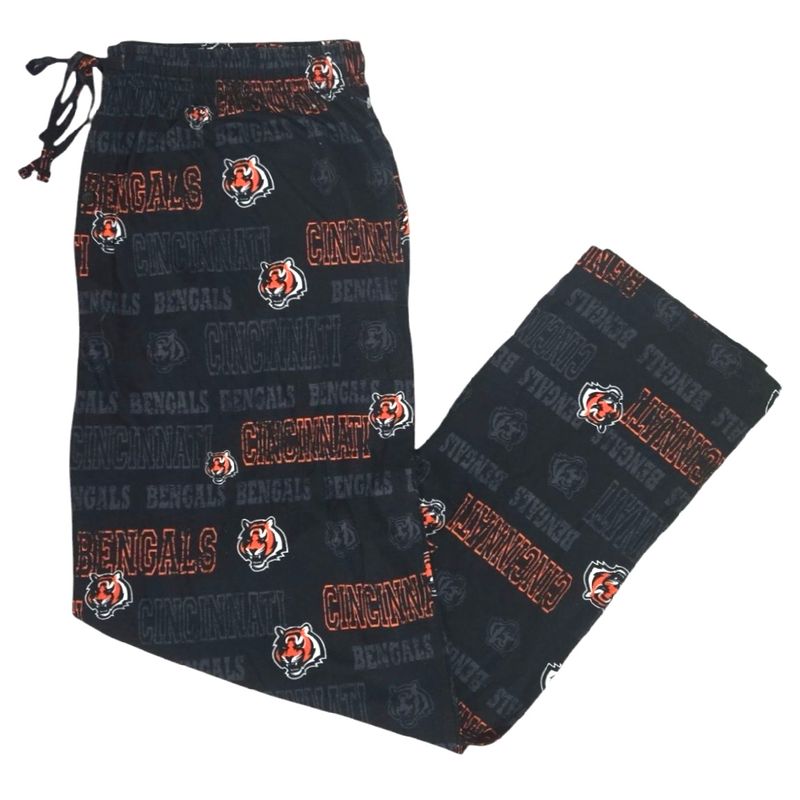 Cincinnati Bengals Men's Team Apparel All Over Print Pajama Pants