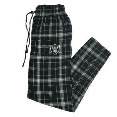Las Vegas Raiders Men's Concepts Sport Flannel Pajama Pants