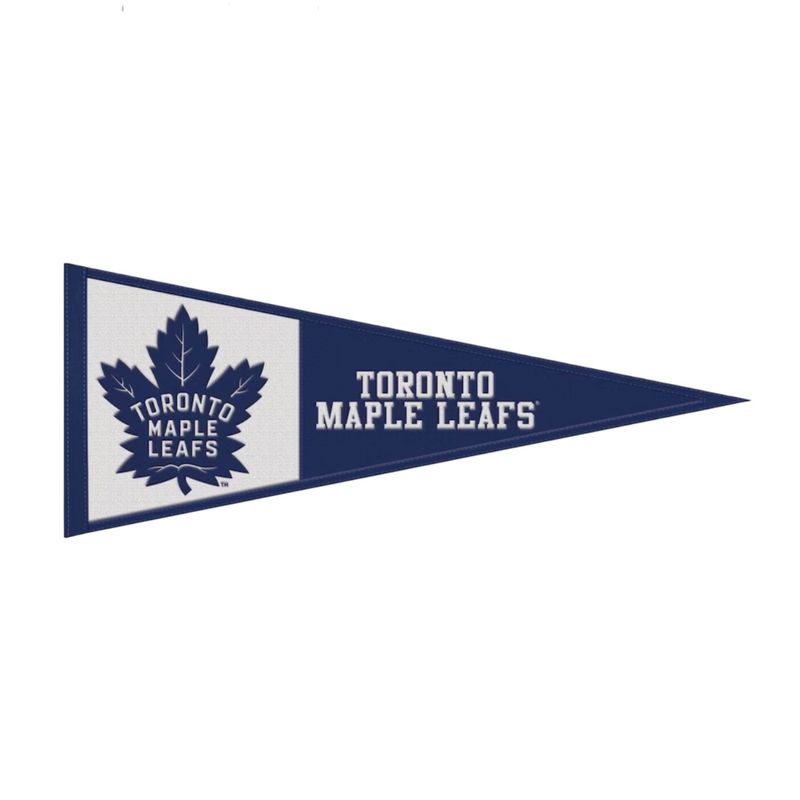 Toronto Maple Leafs 13” x 32” Wool Pennant