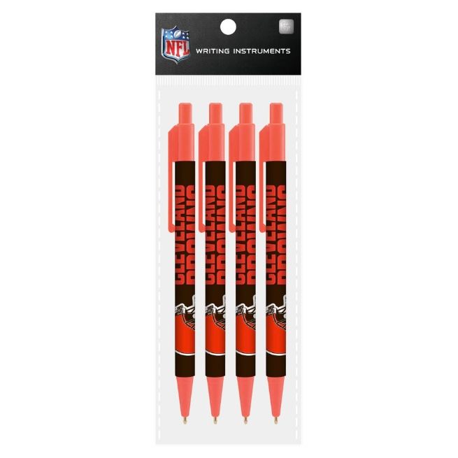 Cleveland Browns Set of 4 Pens