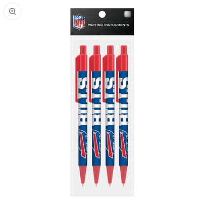 Buffalo Bills Set of 4 Pens Buffalo Bills Set of 4 Pens