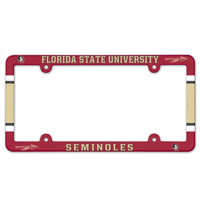 Florida State Seminoles Plastic License Plate Frame