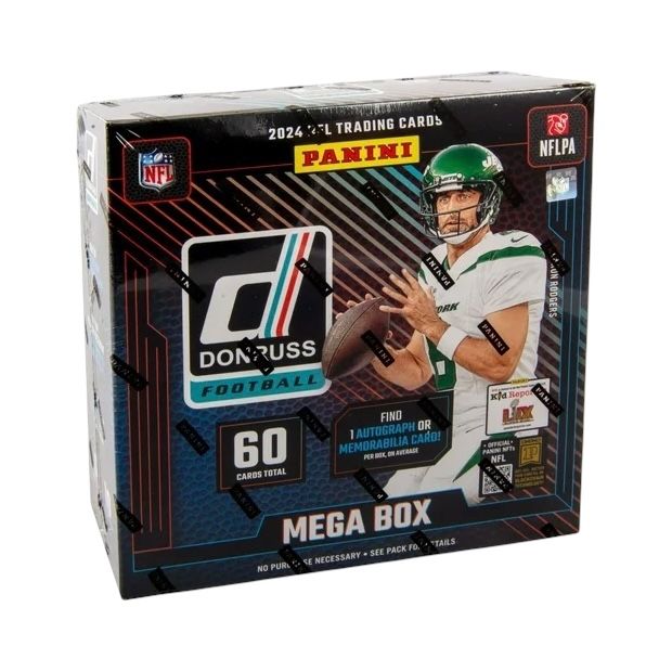 2024 Panini Donruss Football Trading Cards Mega Box