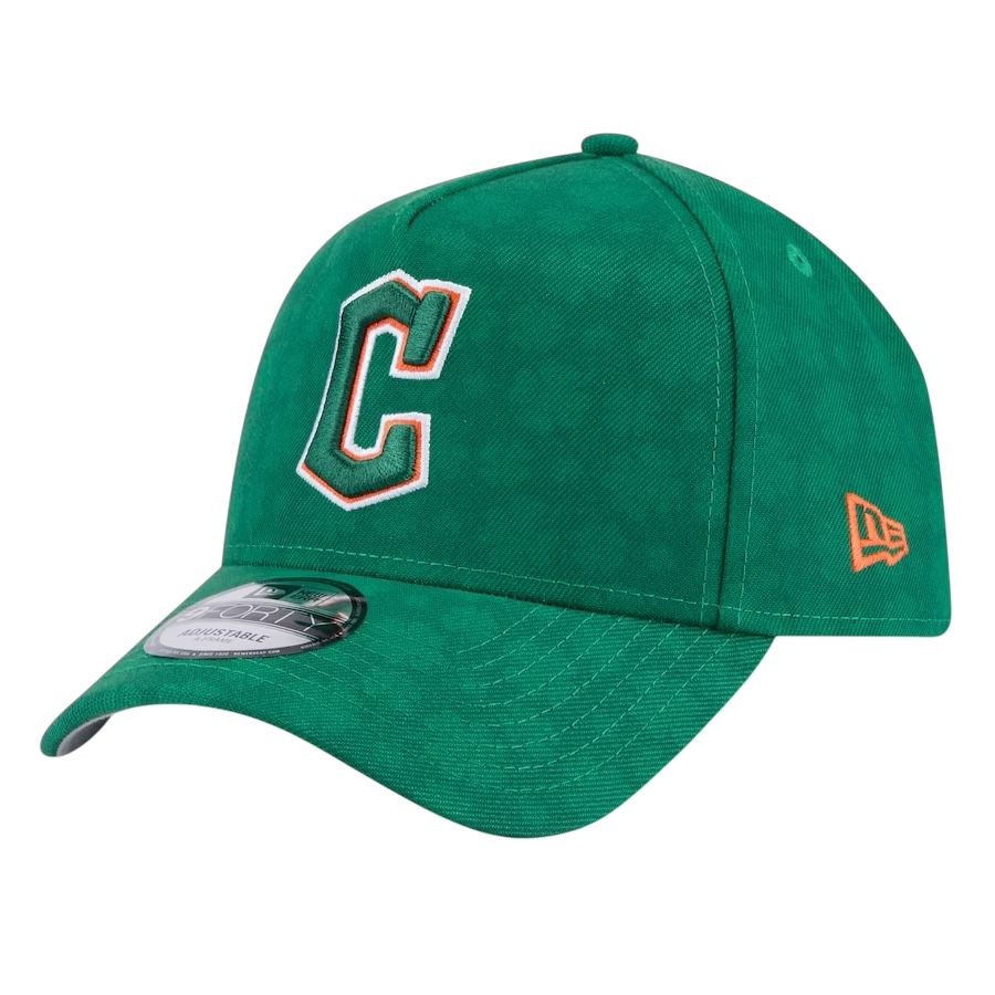 Cleveland Guardians Men’s Green 2025 New Era 9Forty St. Patrick's Day Adjustable Hat