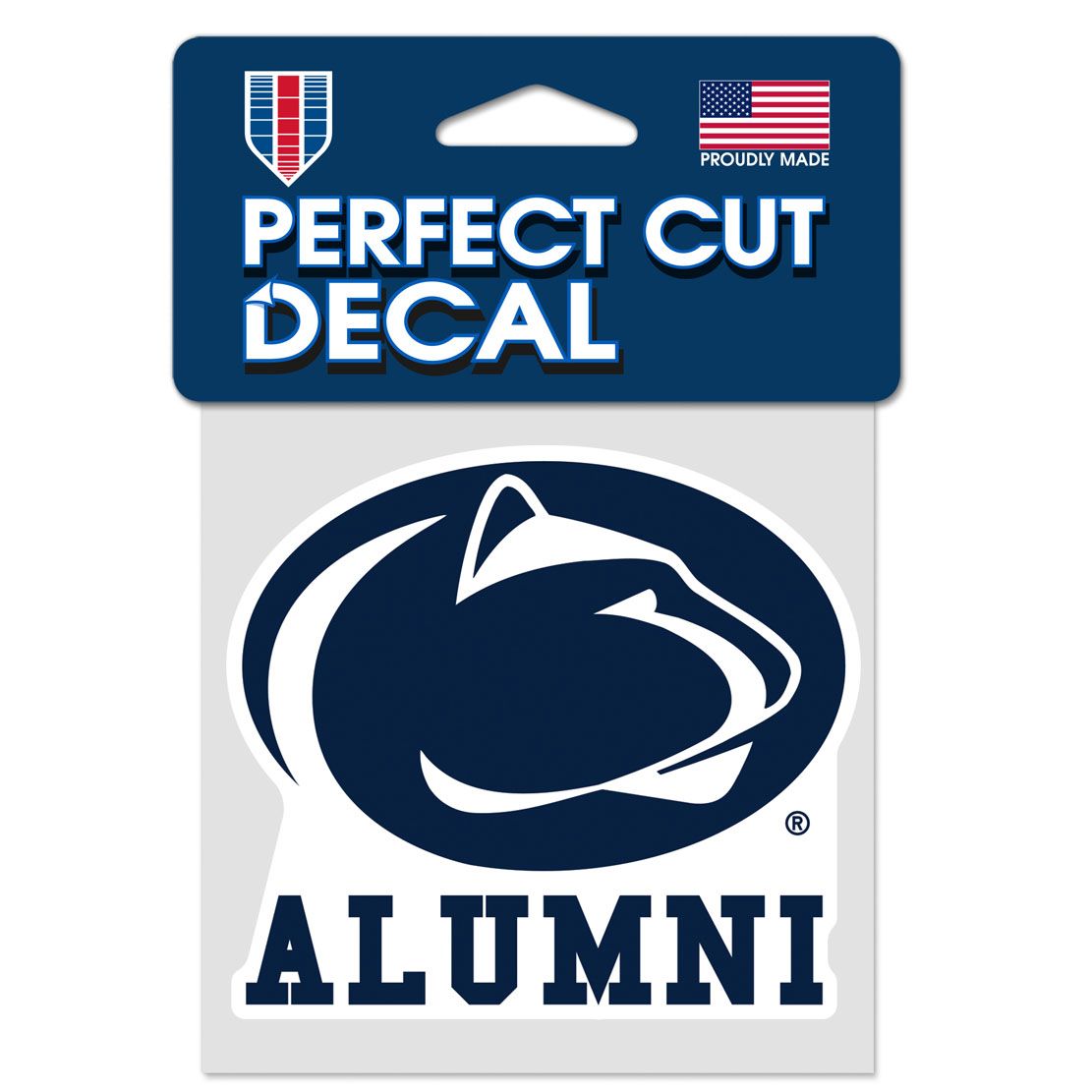 Penn State Nittany Lions Alumni 4" x 4" Perfect Cut Color Decal