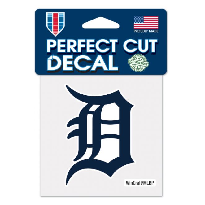 Detroit Tigers Logo 4" x 4" Perfect Cut Color Decal