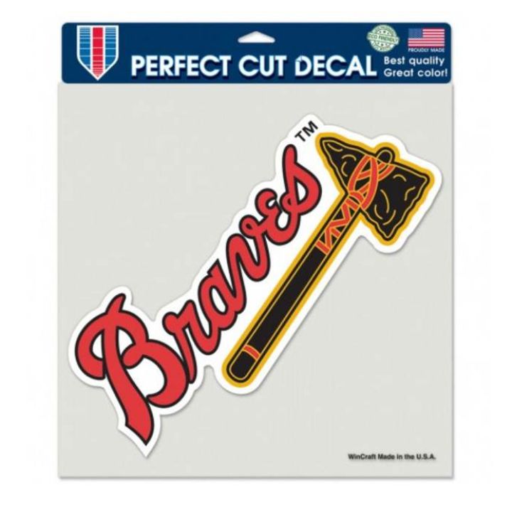 Atlanta Braves 8" x 8" Perfect Cut Decal