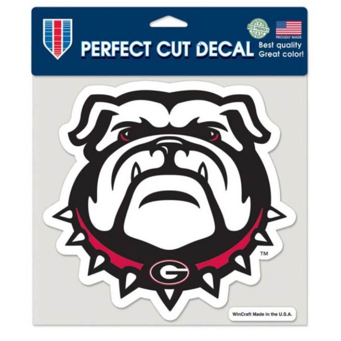 Georgia Bulldogs 8" x 8" Perfect Cut Color Decal