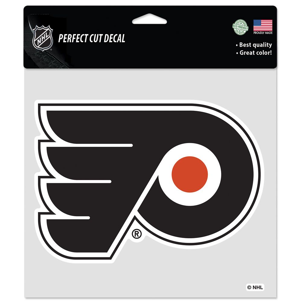 Philadelphia Flyers 8" x 8" Perfect Cut Color Decal