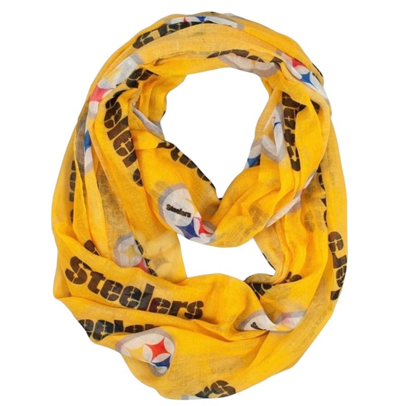 Pittsburgh Steelers Yellow Infinity Scarf