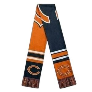 Chicago Bears Striped Adult Knit Scarf