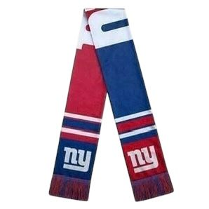 New York Giants Striped Adult Knit Scarf