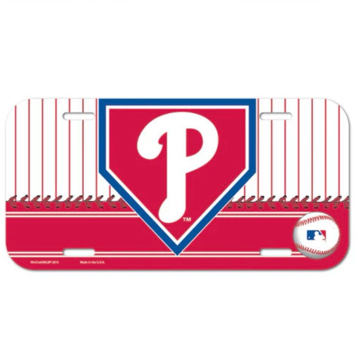 Philadelphia Phillies Plastic License Plate