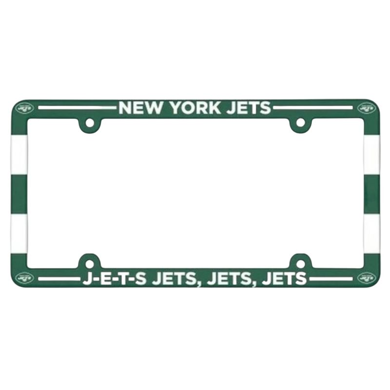 New York Jets Plastic License Plate Frame New York Jets Plastic License Plate Frame