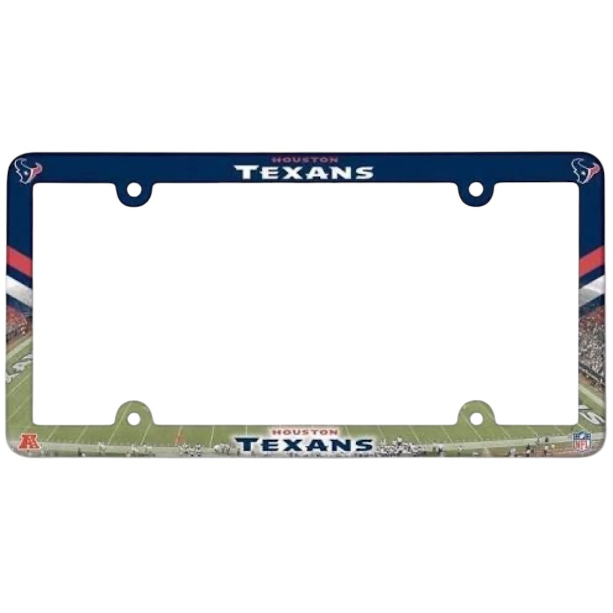 Houston Texans Plastic License Plate Frame