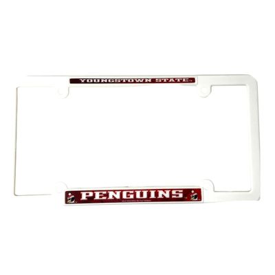 Youngstown State Penguins Plastic License Plate Frame